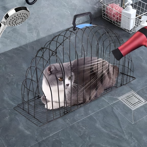 HIBIBUD Pet Hair Drying Box Pet Hair Drying Quick Drying House Cat Dryer Cage Pet Dry Room for Small Animals Dogs Grooming Shower Bath