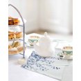 thumbnail image 4 of Blue Eucalyptus Kitchen Dish Towels for Drying Dishes Set of 4, Botanical Plant Rustic Branch Floral Waffle Weave Microfiber Hand Tea Bathroom Towels Quick Dry & Absorbent Towel 12x12, 4 of 7