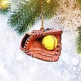 thumbnail image 4 of Personalized Softball Glove Ornament Softball Custom Name Ornament Softball Glove Flat Ornament Softball Lover Custom Softball Gift For Softball Player Softbal Ornament, 4 of 5