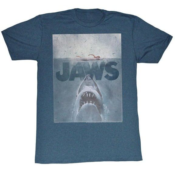 Jaws Movies Transparent Adult Short Sleeve T Shirt