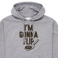 thumbnail image 2 of Instant Message - I'm Gonna Flip This Burger - Men's Pullover Hooded Fleece Sweatshirt, 2 of 6