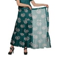 thumbnail image 2 of Moomaya Flared Skirt With Tie Waist Printed Long Skirt Plus Size Summer Wear, 2 of 6