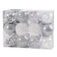 thumbnail image 2 of Adornos de bolas de Navidad perfecl 24 piezas en Plata, 2 of 8