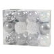 thumbnail image 2 of 24 bolas navideñas, adornos navideños colgantes, decoraciones variadas para el hogar Plata, 2 of 9
