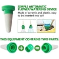 thumbnail image 2 of Dispensador automático de agua para riego de plantas, cabezal cónico de cerámica, 4 unidades, para riego por goteo de plantas, para jardín, plantas de interior y flores, 2 of 5