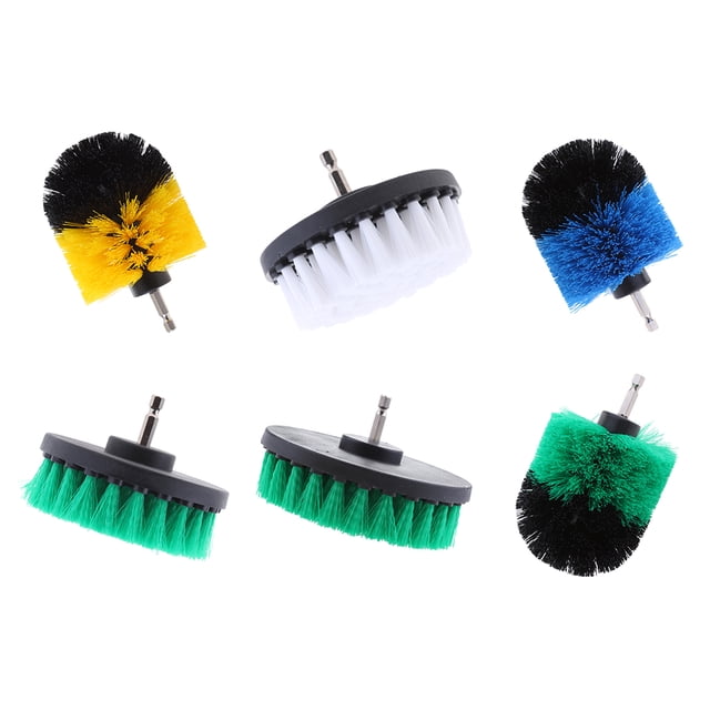 Cepillos para fregar 6 uds DYNWAVEMX Accesorio para taladro Función Brocha de limpieza de brocas