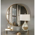 thumbnail image 4 of Uttermost Junius Round Gold Mirror, 4 of 6