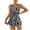 Black, variant on Youyipin Womens Swimsuits One Piece Slimming Skirt Tummy Control Swimdress Bathing Suit For Women Multi-Color Printed Bikini