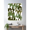 thumbnail image 2 of Melting Camouflage Poster Wall Art, Modern Wall Decor For Living Room Bedroom, 12x18 UNFRAMED, 2 of 3