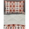 thumbnail image 3 of Southwestern Comforter & Sham Bedding Set, Folkloric Aztec Triangle Ornament Tribe and Culture, 3 pcs Duvet Set Microfiber Filling Quilt, 5 Sizes, Brown Seafoam, by Ambesonne, 3 of 4