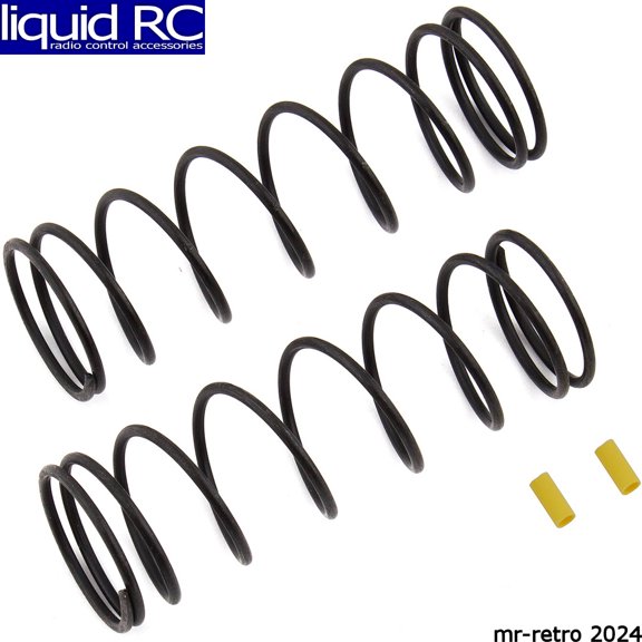 Team Associated Front Springs V2 Yellow 5.7 lb/in L70 for RC8B3.1 & RC8B3.1e ASC81226