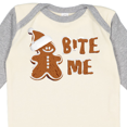 thumbnail image 4 of Inktastic Bite Me Gingerbread Boys or Girls Long Sleeve Baby Bodysuit, 4 of 5
