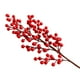 thumbnail image 2 of Rama navideña de frutos rojos artificiales Sunjoy Tech con tallo, realista, reutilizable, para fiestas navideñas, decoración del hogar, bayas falsas de espuma, 2 of 8