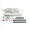 thumbnail image 7 of Noble Linens 7 Piece Bedding Bundle, Microfiber Patterned Comforter and Sheet Set, Queen, 7 of 7