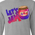 thumbnail image 4 of Inktastic Let's Jam Long Sleeve T-Shirt, 4 of 5