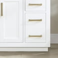 thumbnail image 5 of Altair Gavino 36" Wood Vanity in White with Grain White Composite Stone Top No Mirror, 5 of 12