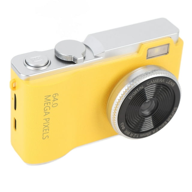 Cámara Digital 4K 64MP Con Zoom De 16x, Cámara HD Compacta Con Pantalla De 2.4 Pulgadas, Batido Y Batería Recargable Para Facilitar El Uso