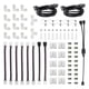 thumbnail image 2 of Conectores de tira de luz LED de 95 Piezas con Piezas de conector Cable conector divisor, 2 of 8