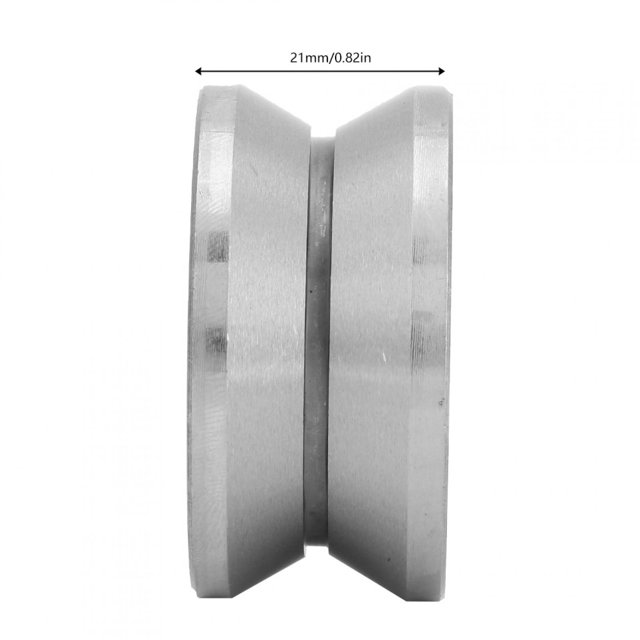 Hilitand Guide Bearing, V Groove Bearing, 15mm Inner Diameter For Cylindrical Guides 120 Degree V-Rails