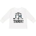 thumbnail image 3 of Inktastic 3rd Birthday 3 Year Old Arrow Girls Long Sleeve Toddler T-Shirt, 3 of 5