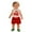 Red, variant on Tiijoy Summer Girls Outfits Casual Cotton Halter Sleeveless Top Shorts Set, Sizes 9-12M