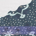 thumbnail image 4 of Dark Blue Folk Talavera Towels Highly Absorbent Cotton Towels Set of 2, Premium Spa & Hotel Quality Quick Dry Towel Set 54 x 27 Inches Bathroom Towels, 4 of 7