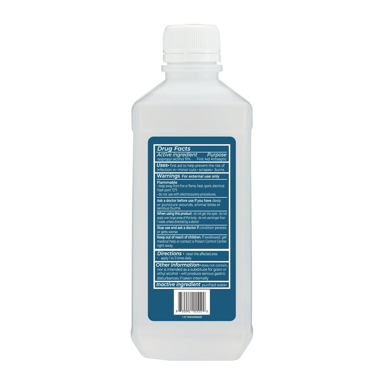 Epic Medical Supply Isopropyl Alcohol 91%, 16 oz. Bottle