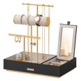 thumbnail image 1 of Soporte para joyas SONGMICS Black and Gold Metal UJJS022B01V1, 1 of 7