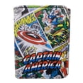 thumbnail image 1 of Captain America Comic Strips Trifold Wallet, 1 of 3