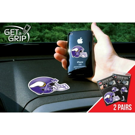 Fan Mats Minnesota Vikings Nfl "get A Grip" Cell Phone Grip Accessory (2 Piece Set)