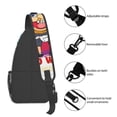 thumbnail image 4 of Lsque Sml Jeffy Pattern Cross Chest Bag Diagonally – Premium Durable Front Chest Sling with Adjustable Padded Strap, High-Capacity Storage, 4 of 8