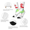 thumbnail image 3 of Logiee Hello Summer Gnome 2 Print Adult Socks for Men & Women,Calf Socks, Ankle Socks,Boots Socks,Breathable Casual Sock,Unisex Crew Socks, 3 of 6