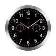 thumbnail image 1 of Indoor/Outdoor Retro Round Waterproof Wall Clock With Thermometer, Quartz Wall Clock Home/Patio Decor-T6261B-Temperature And Humidity Clock-Black, 1 of 4