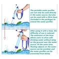 thumbnail image 5 of 1500L Outdoor Personal Water Filter,Ultralight 0.01Micron 4-Stage Filtration System Portable Water Purifier Survival Straws for Outdoor Travel Wilderness Expedition and Emergency situations, 5 of 9