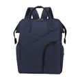 thumbnail image 1 of Sac à Langer Sac à Main Maman Grands Sacs de Rangement avec Fermetures Éclair Robustes Réglables Bleu, 1 of 8