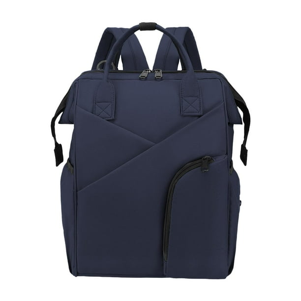 Bolso para cambiar pañales Salvador Multifunción Impermeable Nylon Ligero Azul Organizador de cochecito