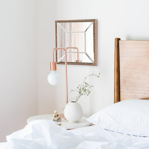 Tyler Dillon Square Wall Mirror with Layered and Scalloped Frame 57" x 57"