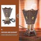 thumbnail image 1 of Electric Incense Burner, Middle Eastern Style Tabletop Electric Censer Censer Metal Incense Burner For Office Home Yoga, 1 of 2