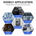 thumbnail image 2 of 1Pcs Black Metal Momentary Push Button Switch for Circuit Control 0.71 in L*W*H, 2 of 8