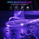 thumbnail image 5 of Tira de luces LED para exteriores HBOWMDJIA, 400 pies, resistentes al agua, RGB, 5 of 5