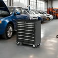 thumbnail image 5 of Rolling Tool Chest with 7-Drawer Tool Box with Wheels Multifunctional Tool Cart Storage Cabinet for Garage Black, 5 of 7