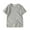Grey, variant on WOYY Boys Summer T Shirt Short Sleeve Casual T-Shirt Cotton Solid Soft Tshirt
