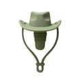 thumbnail image 2 of QHUDLV Silicone Cowboy Hat Wine Stopper, Funny Hat Shaped Wine Stoppers Decorative Wine Sealer Bottle Caps, Leak-Proof Reusable Wine Stoppers, Cute Kitchen Gadgets Wine Accessories Tools Gifts, 2 of 9
