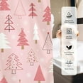 thumbnail image 6 of Christmas Tree Shower Curtain Pink Xmas Tree Shower Curtain Winter Snowflake Pine Pattern Holiday Shower Curtains for Bathroom Decor Washable Durable Fabric Bathroom Curtain 72x72in, 6 of 6