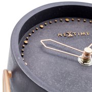 Nextime Table Clock Cross - Black