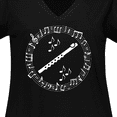 thumbnail image 4 of Inktastic Flute Musician Instrument Gift Women's Plus Size V-Neck T-Shirt, 4 of 5