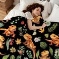 thumbnail image 3 of Bearded Dragon Blanket Gifts for Women Men Adults,Warm Plush Lizard Reptile Blanket Lizard Gift for Adult Women Men 50"x40", 3 of 7