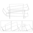 thumbnail image 4 of White  Storage Rack, Metal Wire Storage Rack For Cola Cans Beer Beverage, 4 of 8