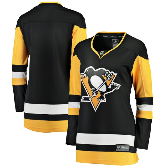 Women's Fanatics Black Pittsburgh Penguins Home Breakaway Jersey