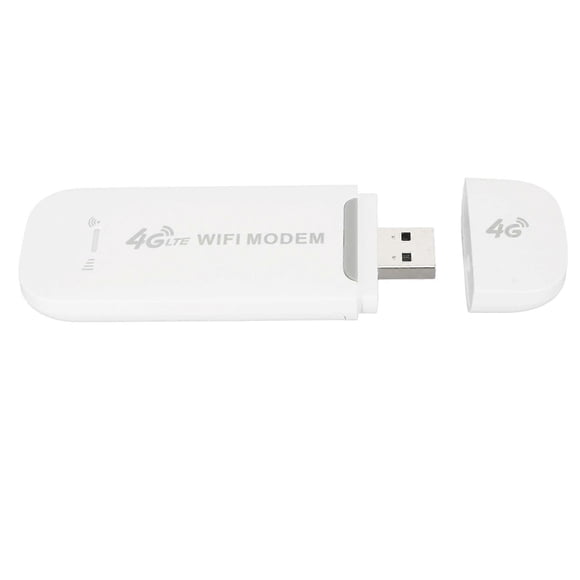 Modem USB LTE 4G, point d'accès Wi-Fi portable de voyage, mini routeur sans fil, emplacement pour carte Micro SIM, blanc